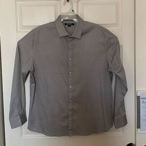 KARL LAGERFELD Men’s Snap Button Dress Shirt Size XL